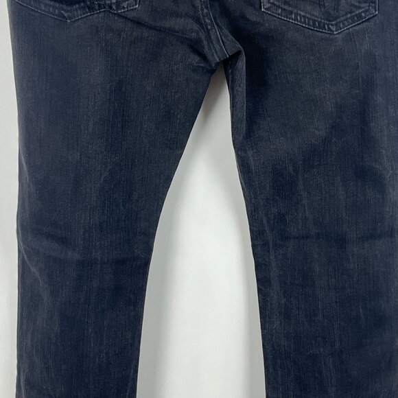 Calvin Klein Slim Jeans Size 33 Black Inseam 32in Rise 10in Stretch 5 Pocket - Picture 8 of 9